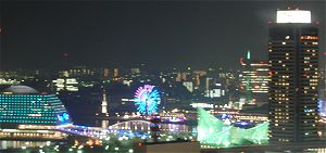 神戸市役所展望台の夜景
